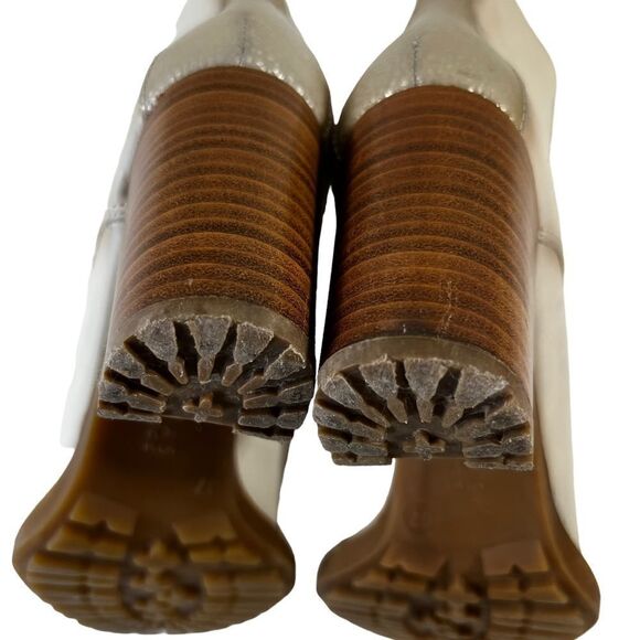 Hispanitas Janeth Cream CapToe Victorian Ankle Boots - Picture 12 of 16